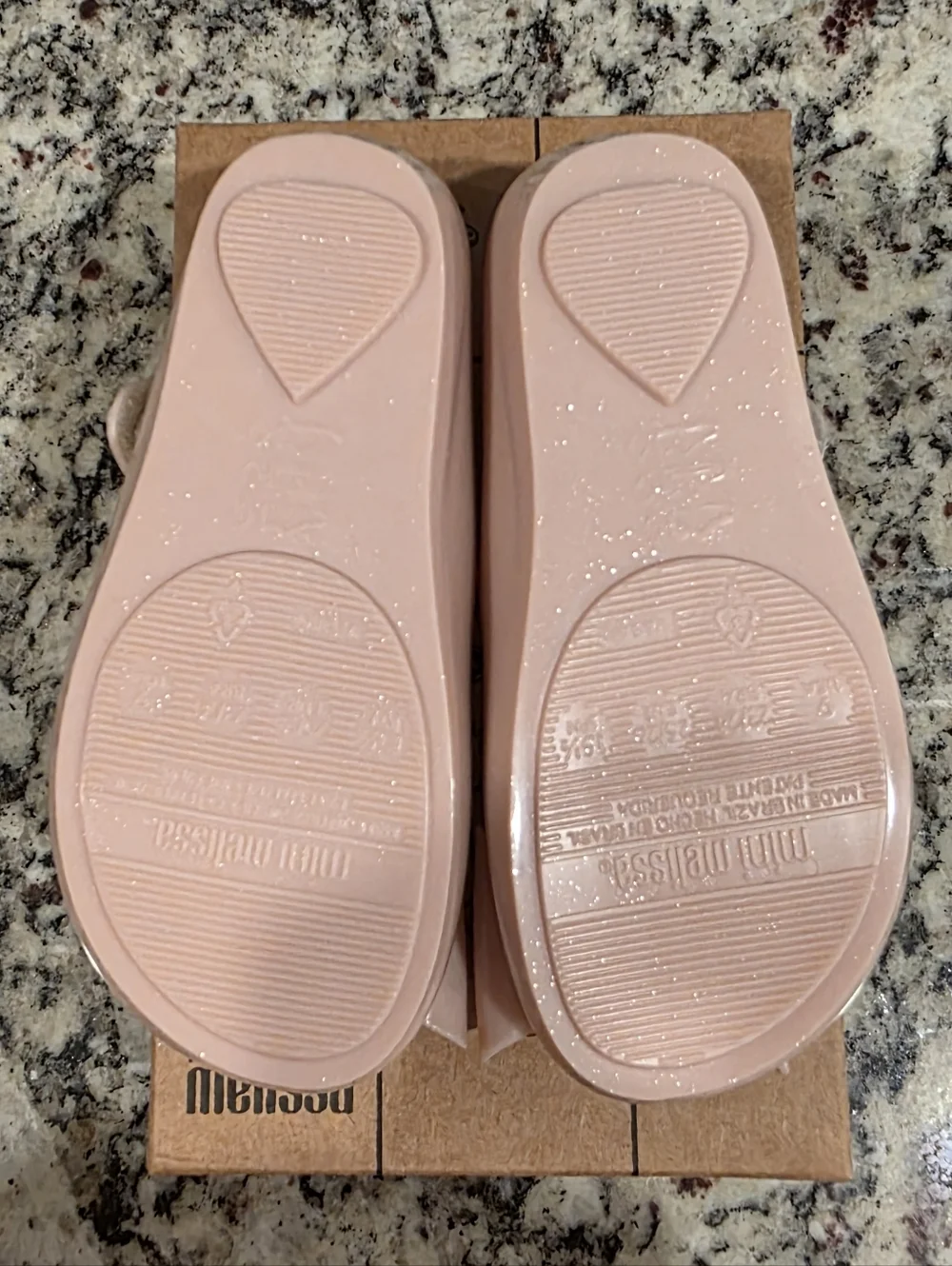 Mini Melissa Toddler Girls' Ultragirl Star II in Glitter Pink - Size 9c NWT/B